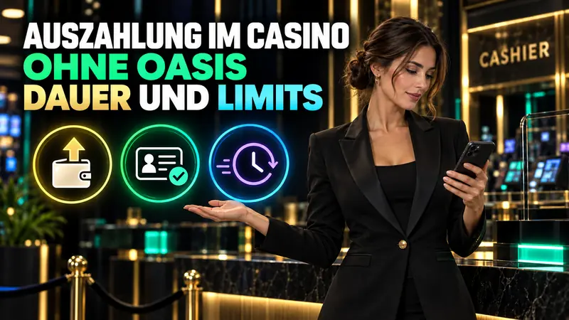 Auszahlung im Casino ohne OASIS — Dauer und Limits