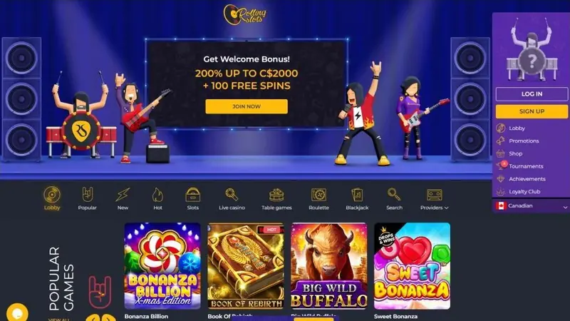 Rolling Slots — Casino ohne OASIS mit höchstem Bonusprozentsatz